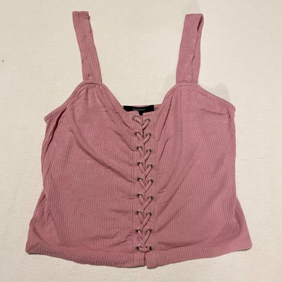 Forever 21 Pink Tank Top Womens Size Large - Picture 5 of 15